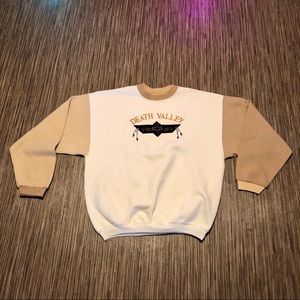 Vintage Death valley fleece crewneck